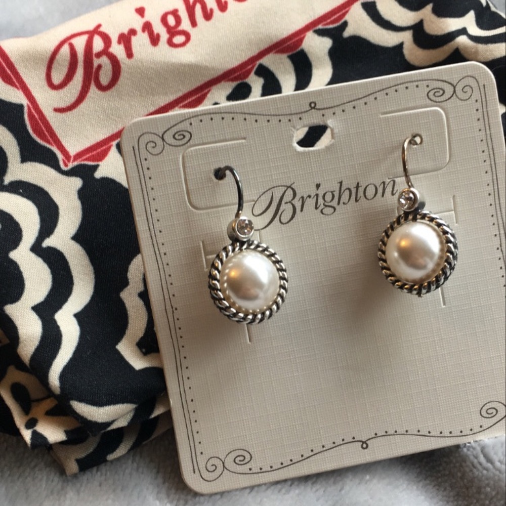 Brighton Dangling Pearl Earrings